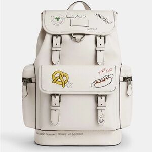 COPY - Coach Men's Sprint Backpack With Sketch Print In Leather/Chalk Multi CAJ…